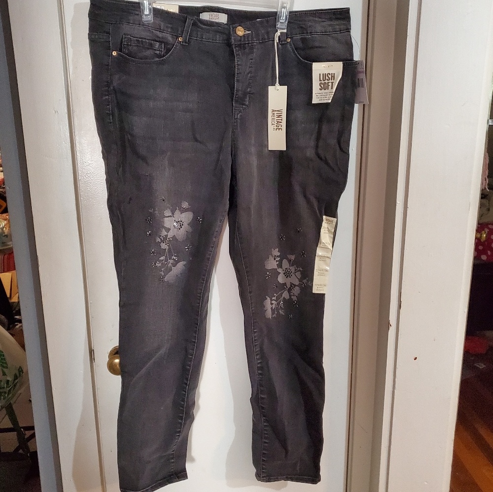 Faded jeans